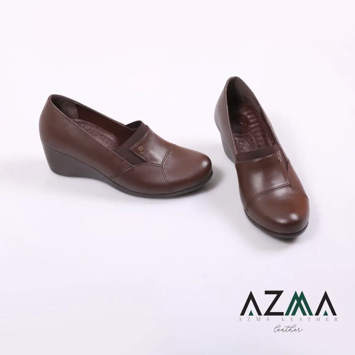 کفش چرمی زنانه کد 2391