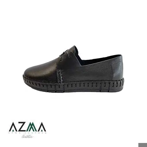 اسنیکرز چرمی زنانه کد 045 بندی
