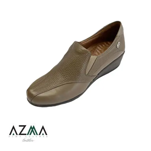کفش چرمی زنانه کد 2052