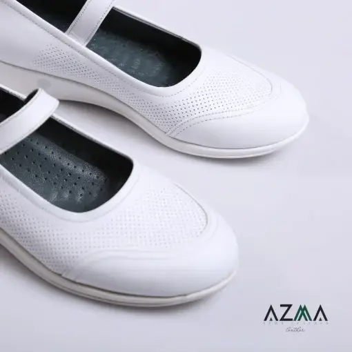 کفش چرمی زنانه کد 2266
