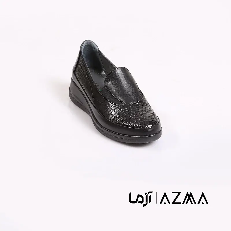 کفش چرمی زنانه کد 1225