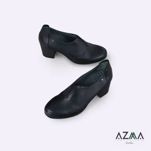 کفش چرمی زنانه کد 2334