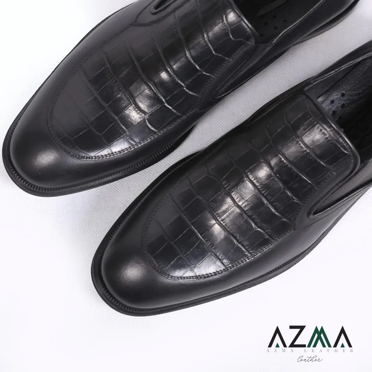 کفش مردانه چرمی کروکو کد 2779