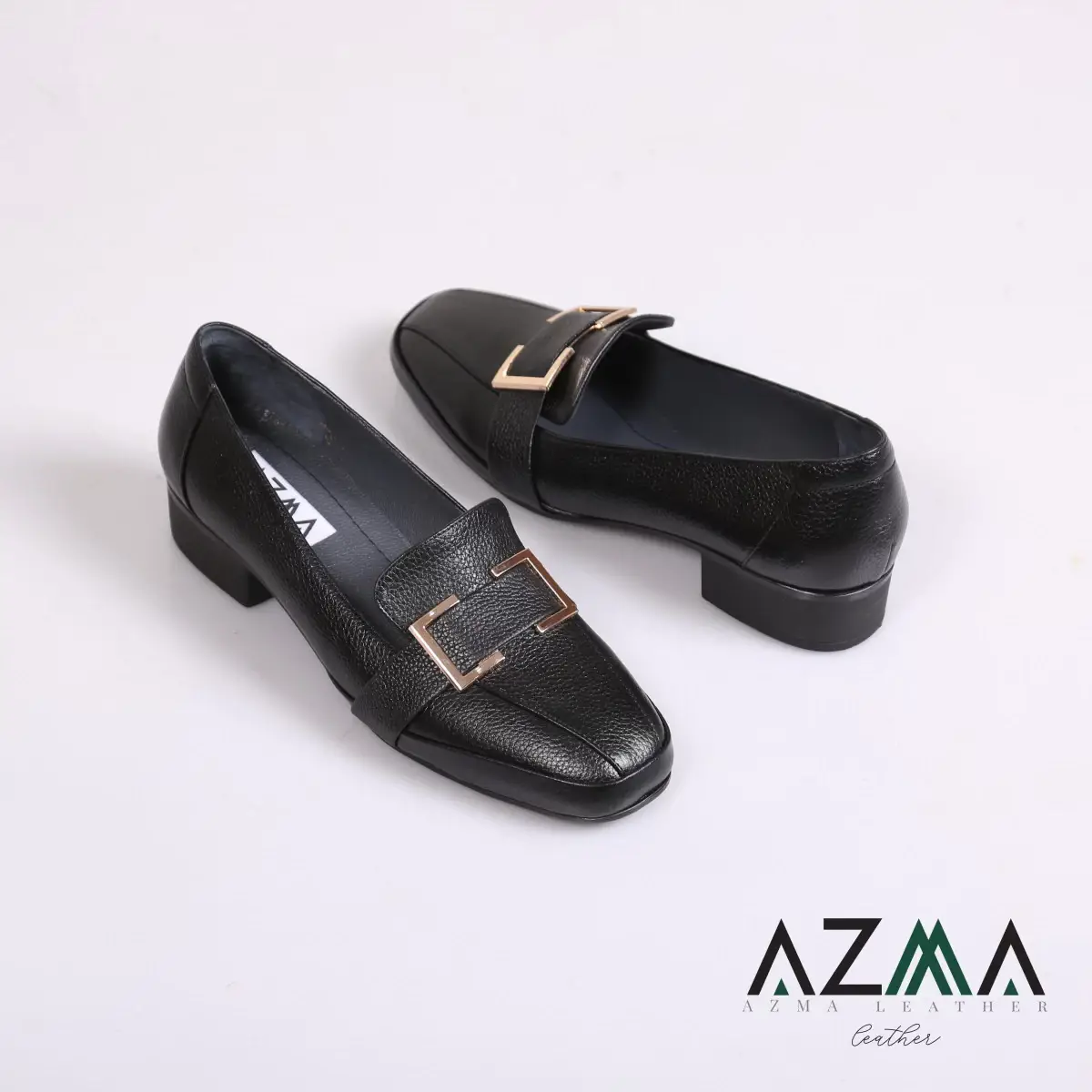 کفش چرمی زنانه کد 744