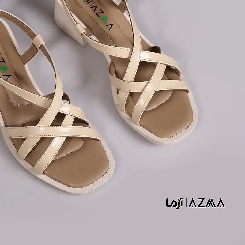 صندل چرمی زنانه کد 158