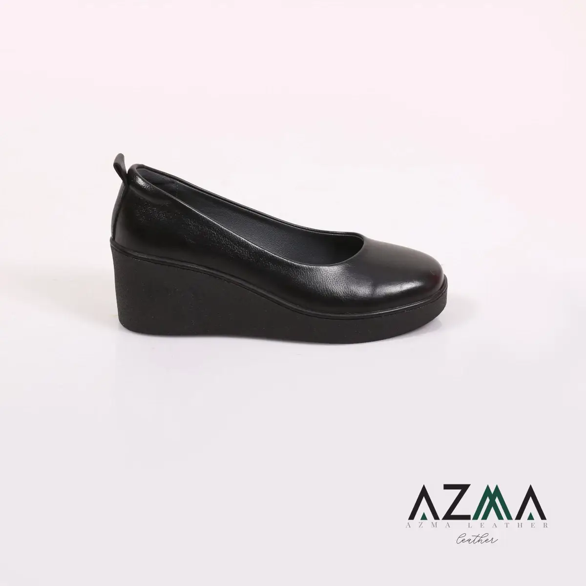 کفش چرمی زنانه کد 06