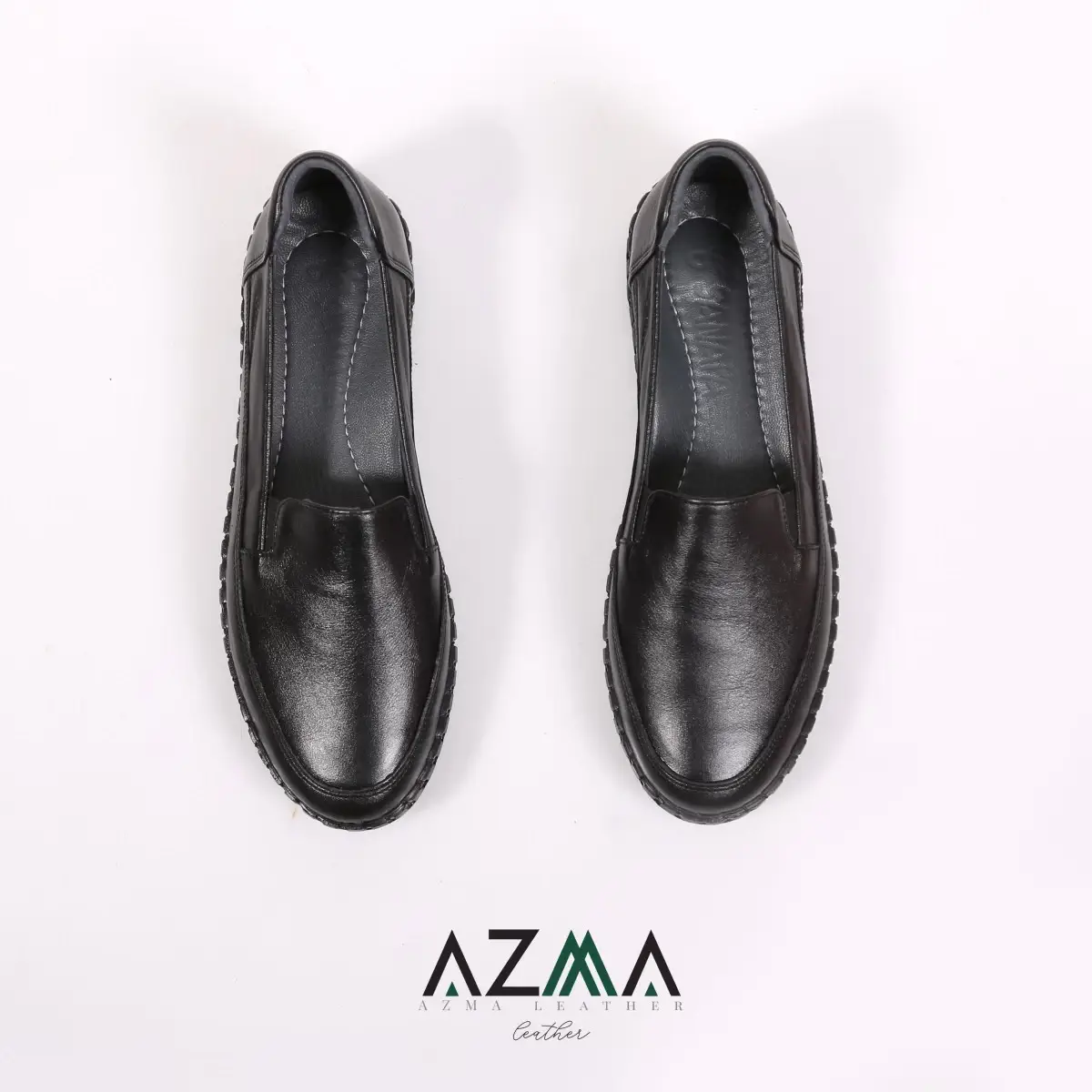 کفش چرمی زنانه کد 043