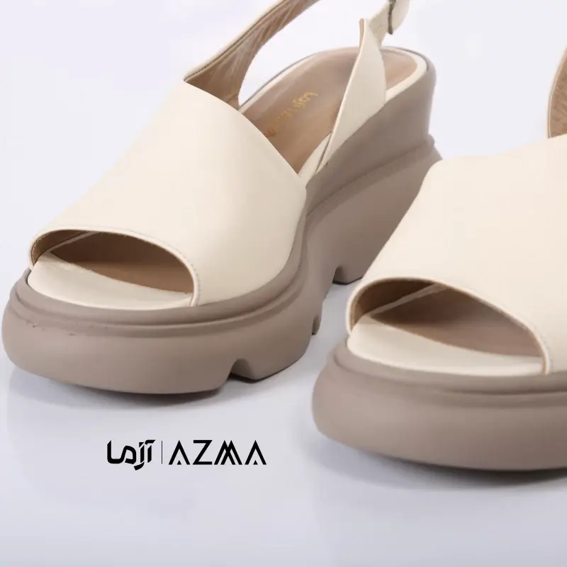 کفش چرمی زنانه کد 1758
