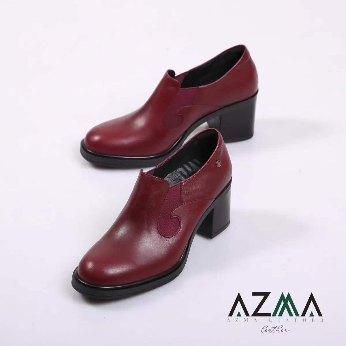 کفش چرمی زنانه کد 2397