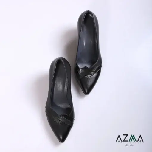 کفش چرمی زنانه کد 7