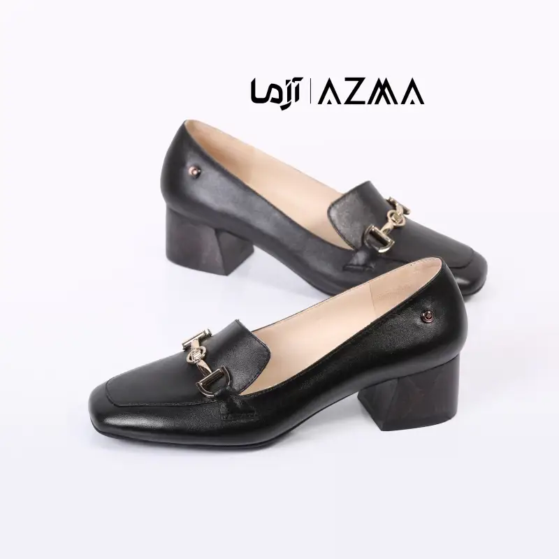 کفش چرمی زنانه کد 905