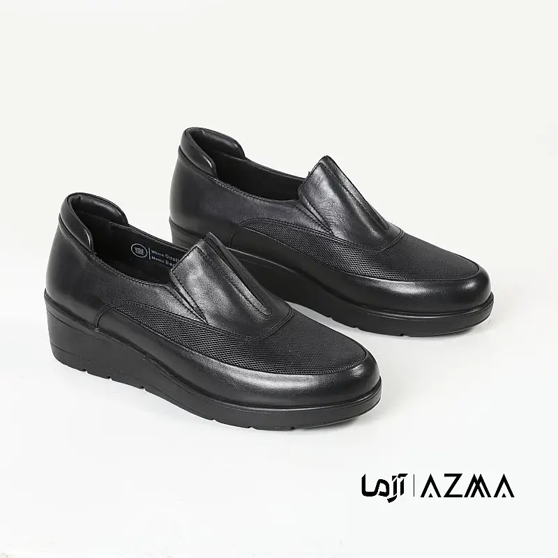 کفش چرمی زنانه کد 893