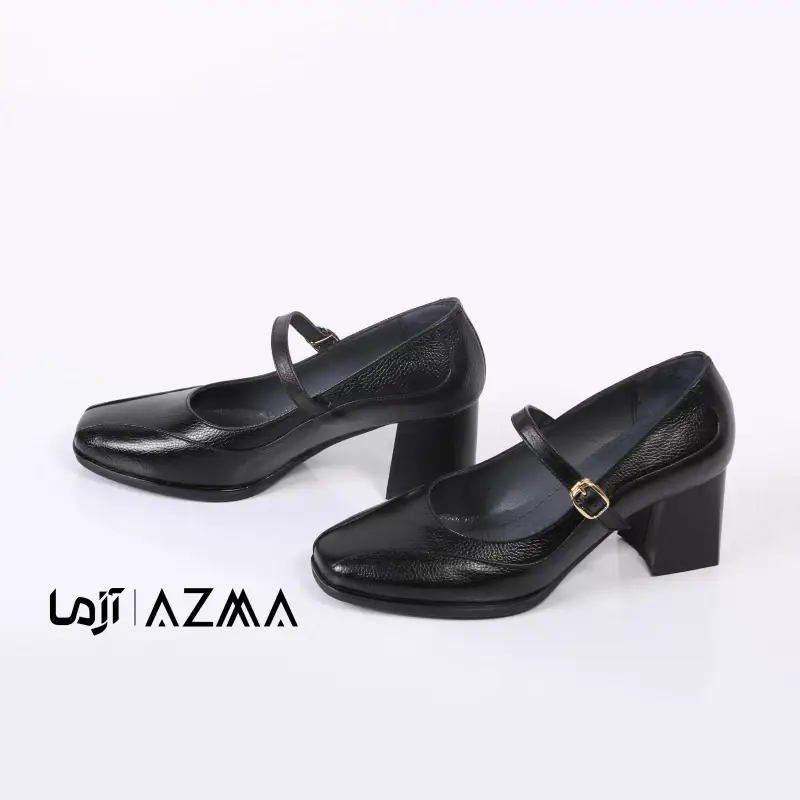 کفش چرمی زنانه کد 864