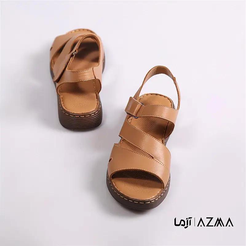 صندل چرمی زنانه مدل بنیتا