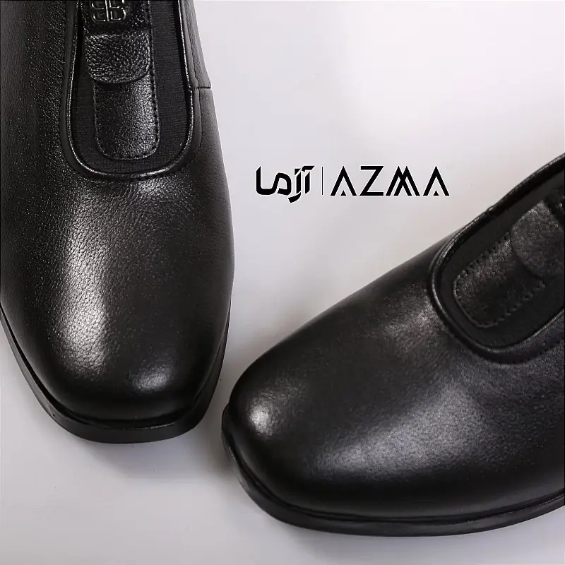 کفش چرمی زنانه کد 1035