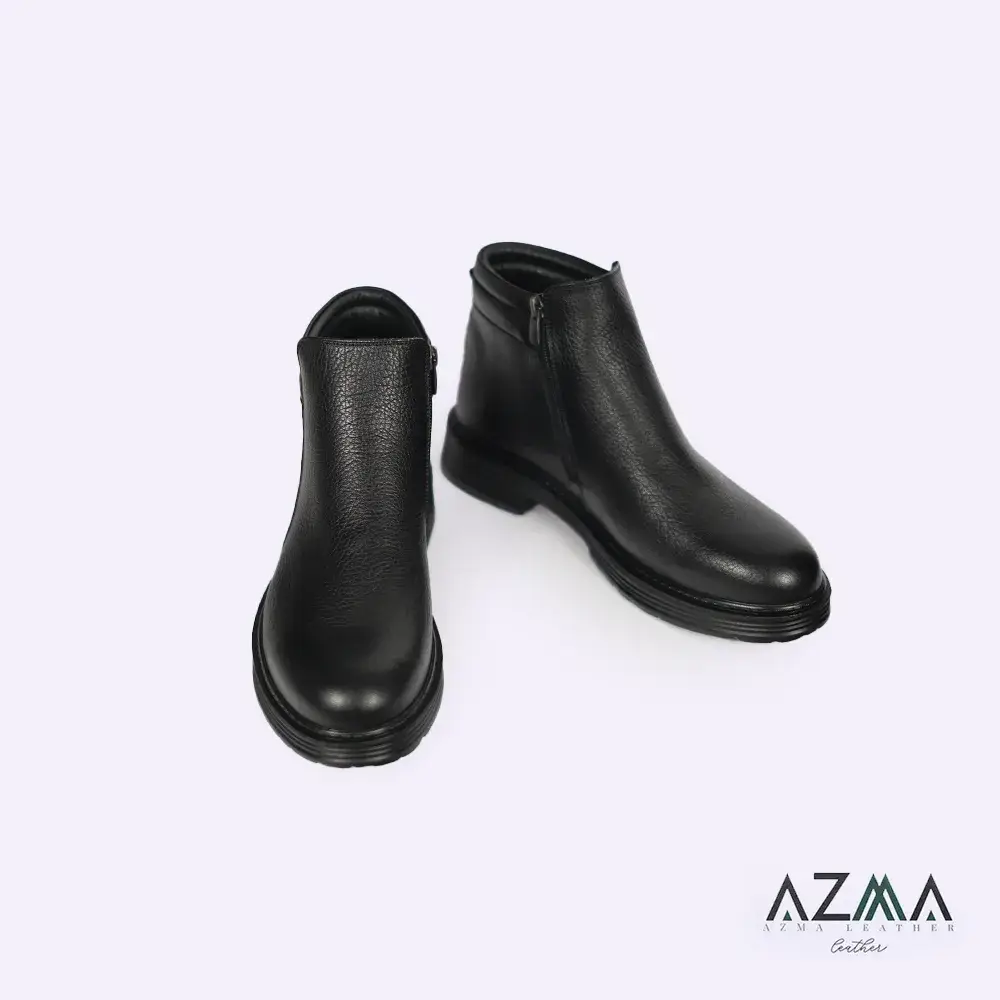 بوت چرمی مردانه کد 70991