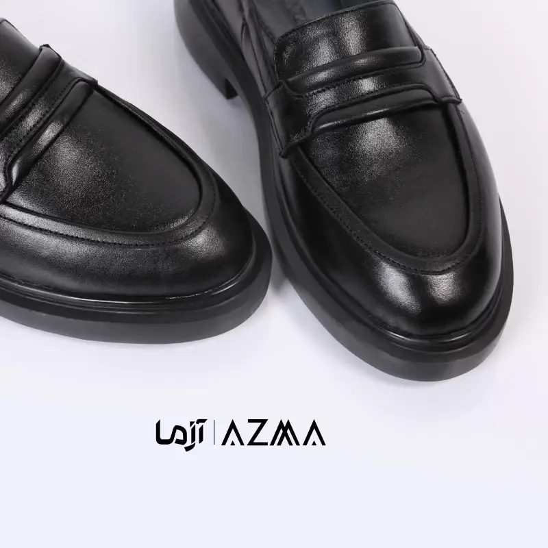 کفش چرمی زنانه کد 871
