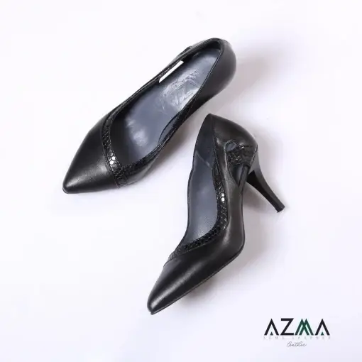 کفش چرمی زنانه کد 733
