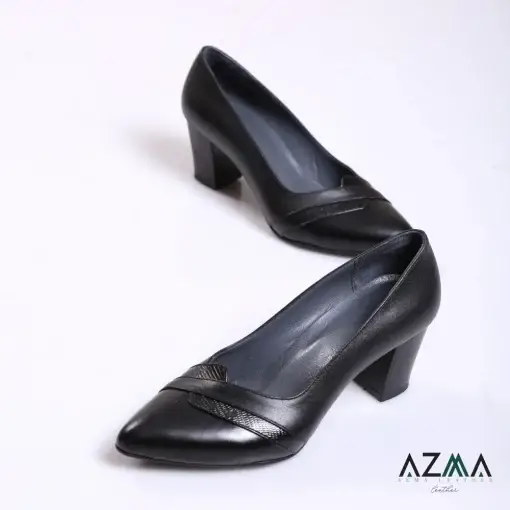 کفش چرمی زنانه کد 7