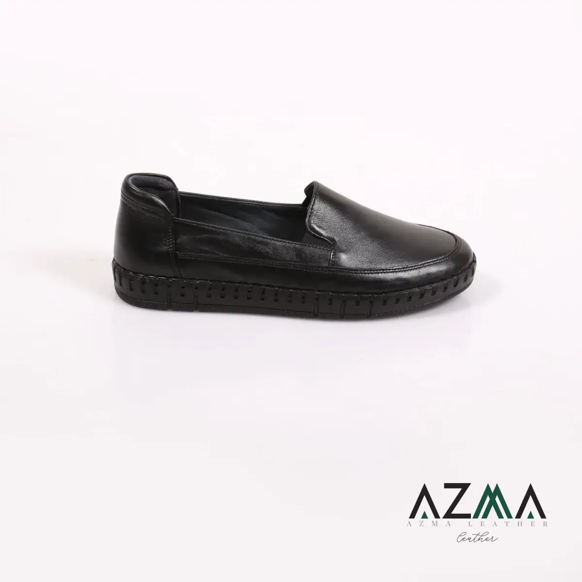 کفش چرمی زنانه کد 043
