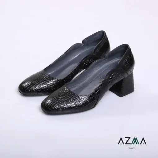 کفش چرمی زنانه کد 110