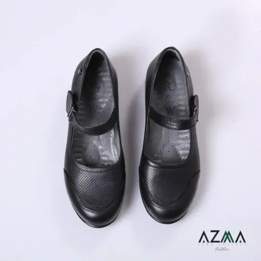 کفش چرمی زنانه کد 2266