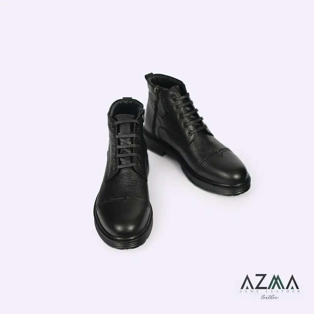 بوت چرمی مردانه کد 70992