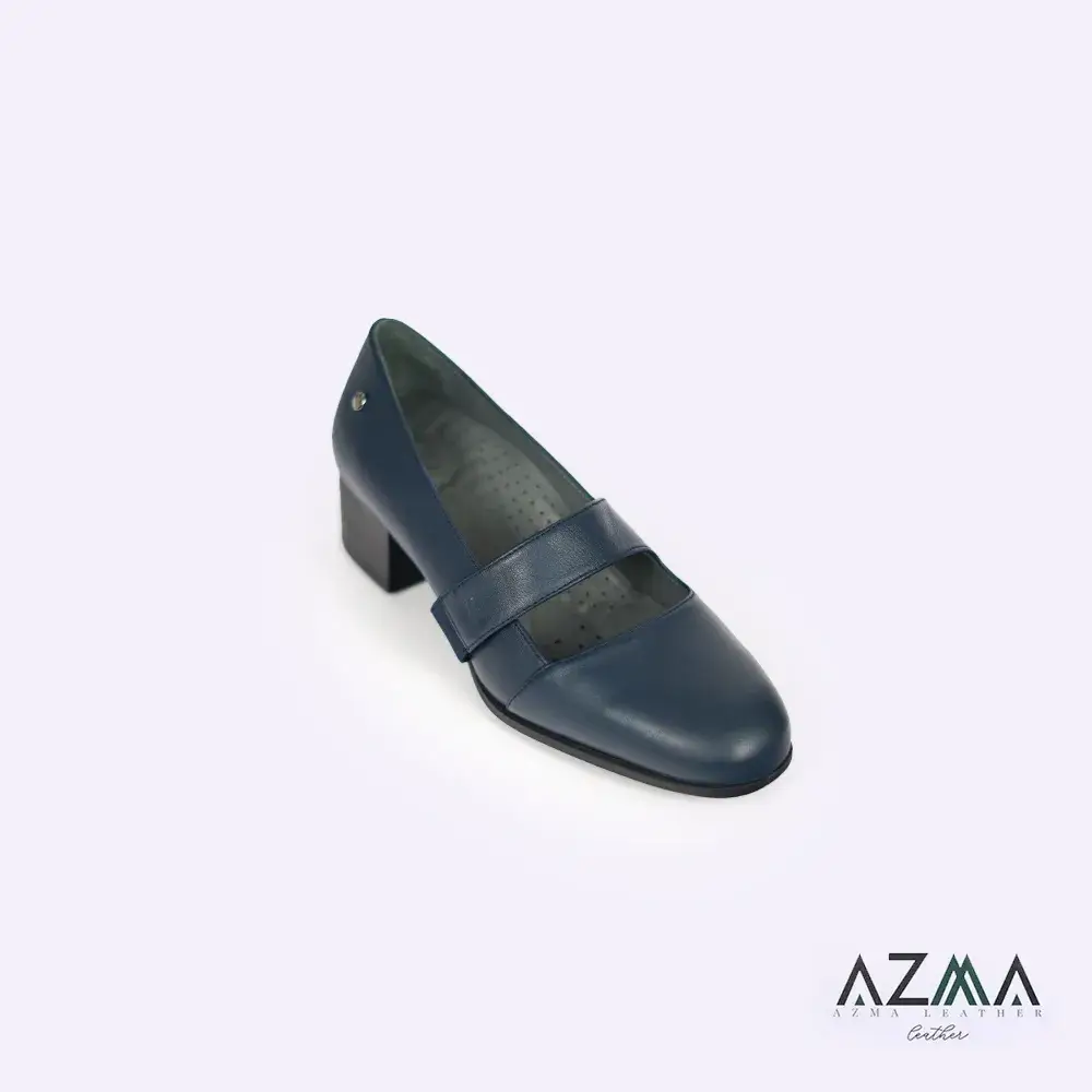کفش چرمی زنانه کد 2366
