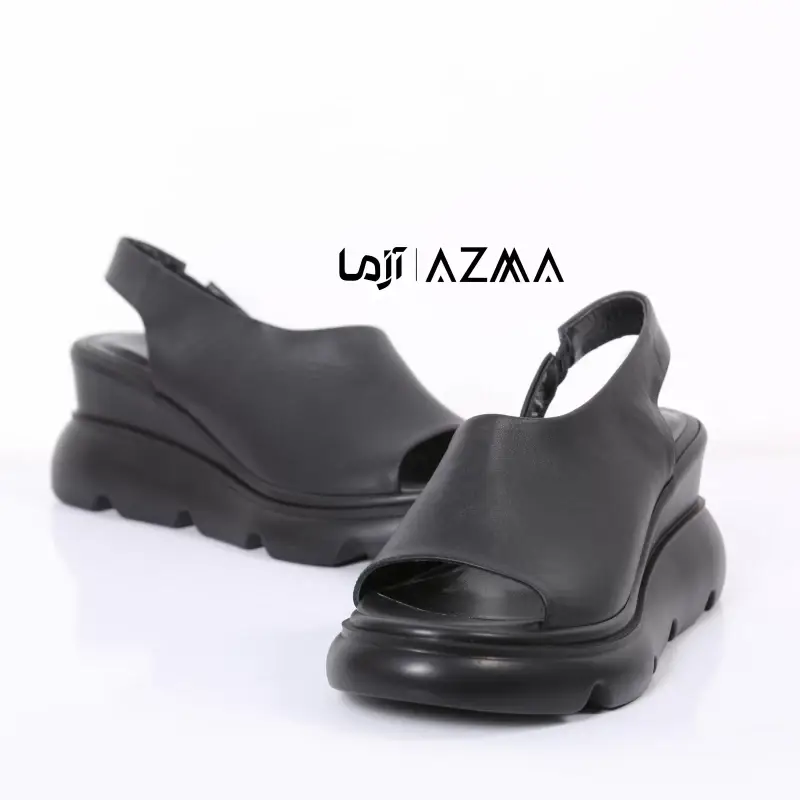کفش چرمی زنانه کد 1758