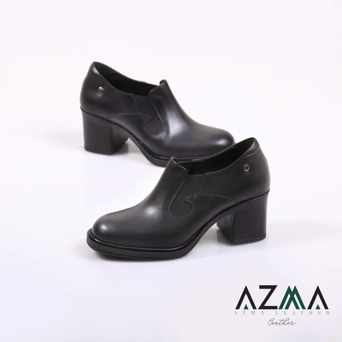 کفش چرمی زنانه کد 2397
