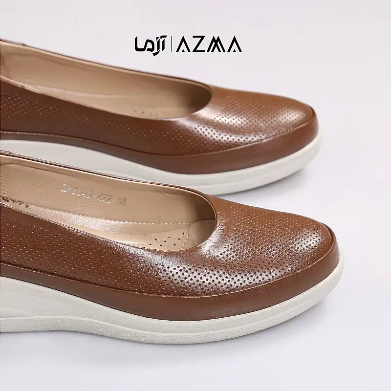 کفش چرمی زنانه کد 1222
