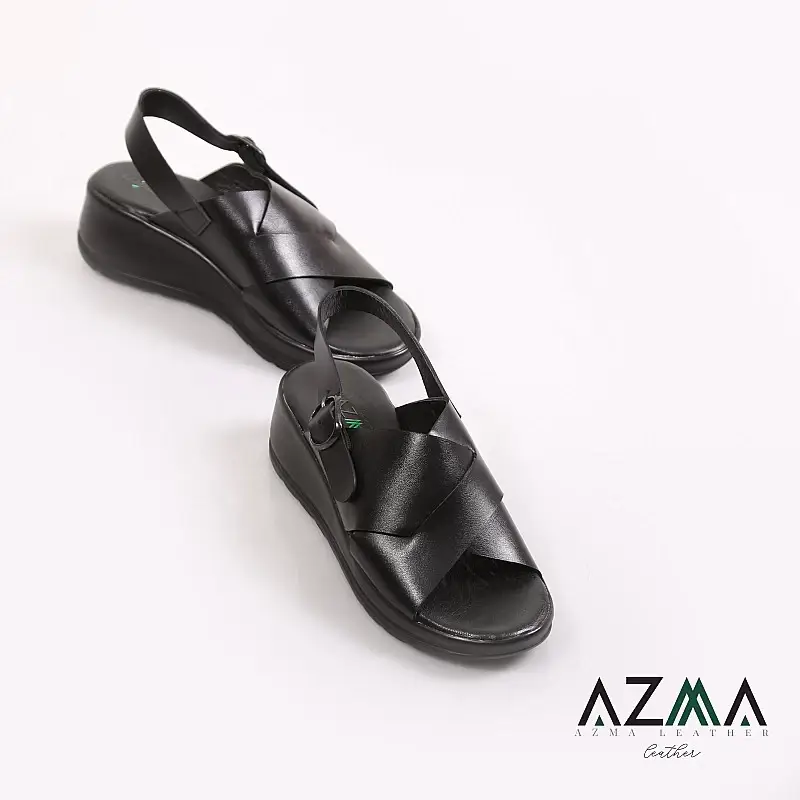 صندل چرمی زنانه کد 381