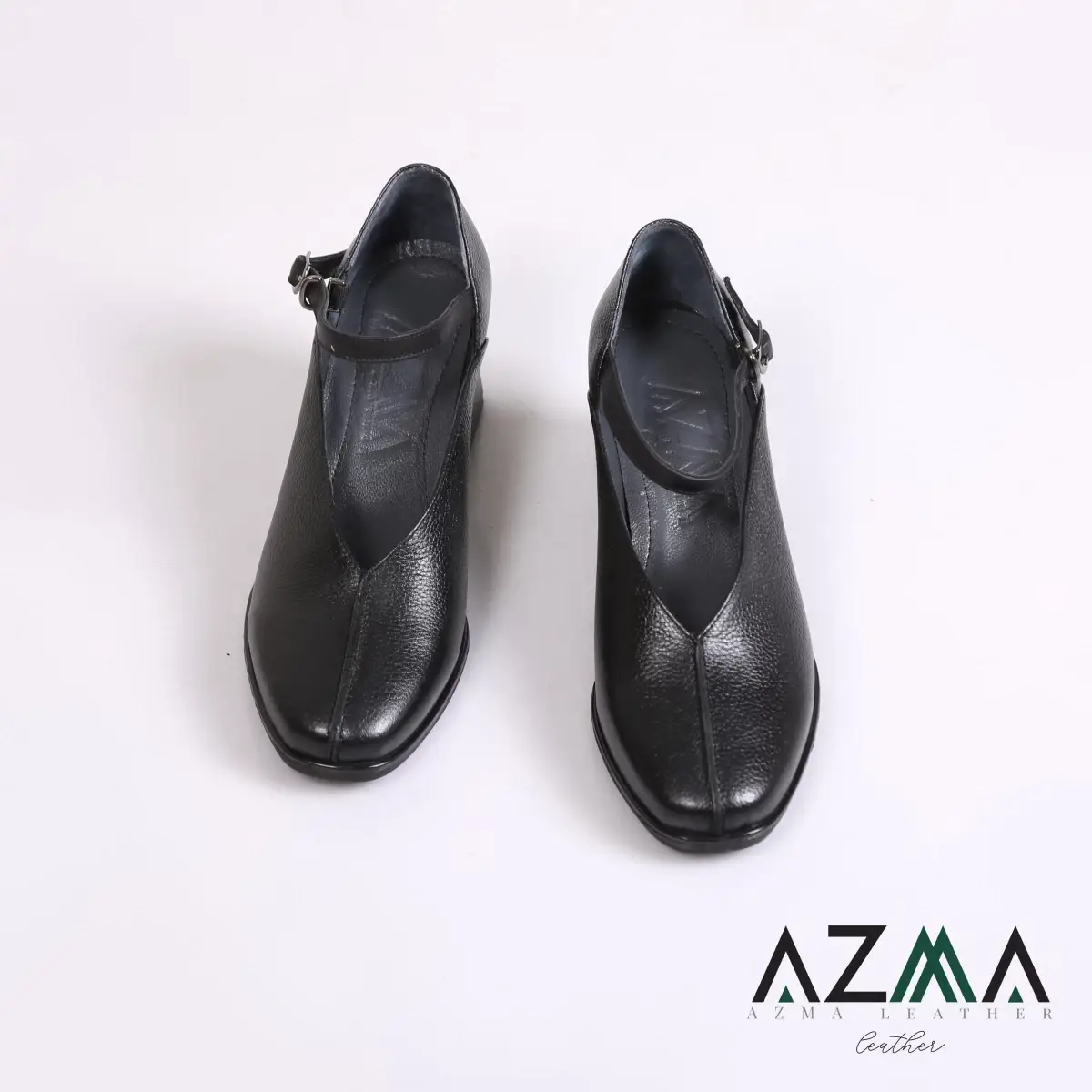 کفش چرمی زنانه کد 801