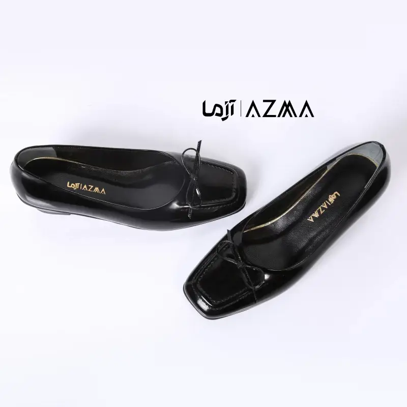 کفش چرمی زنانه کد 1760