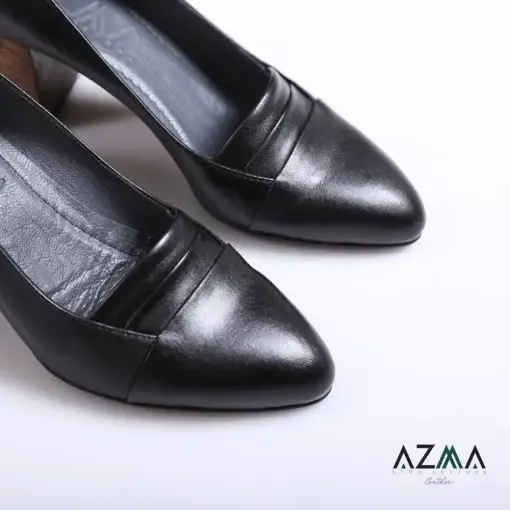 کفش چرمی زنانه کد 629