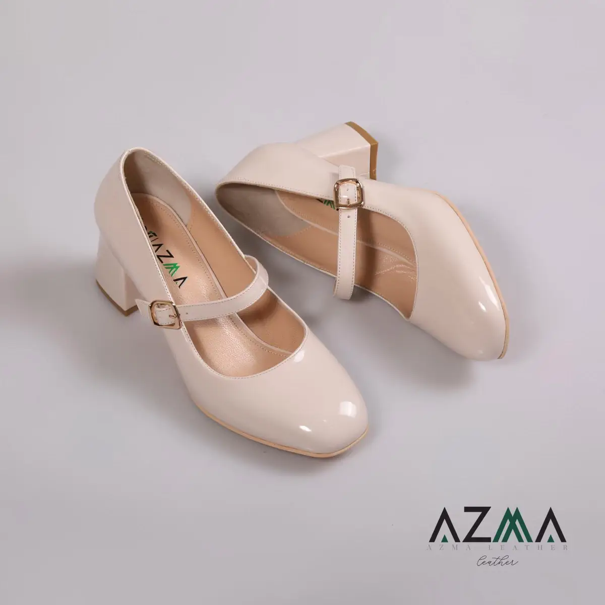 کفش چرمی زنانه کد 121