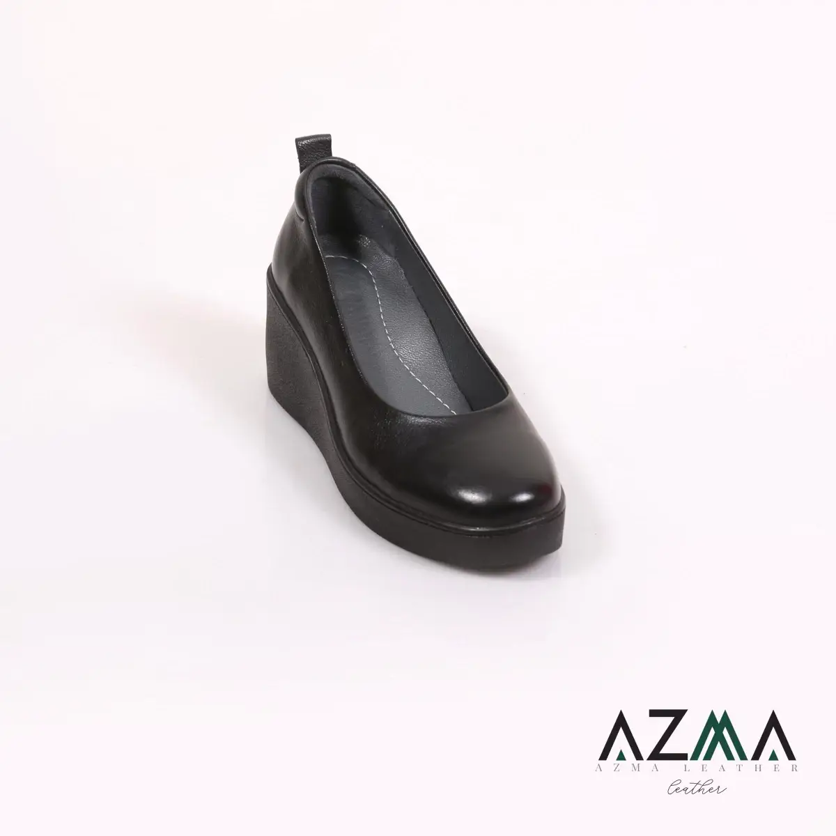 کفش چرمی زنانه کد 06