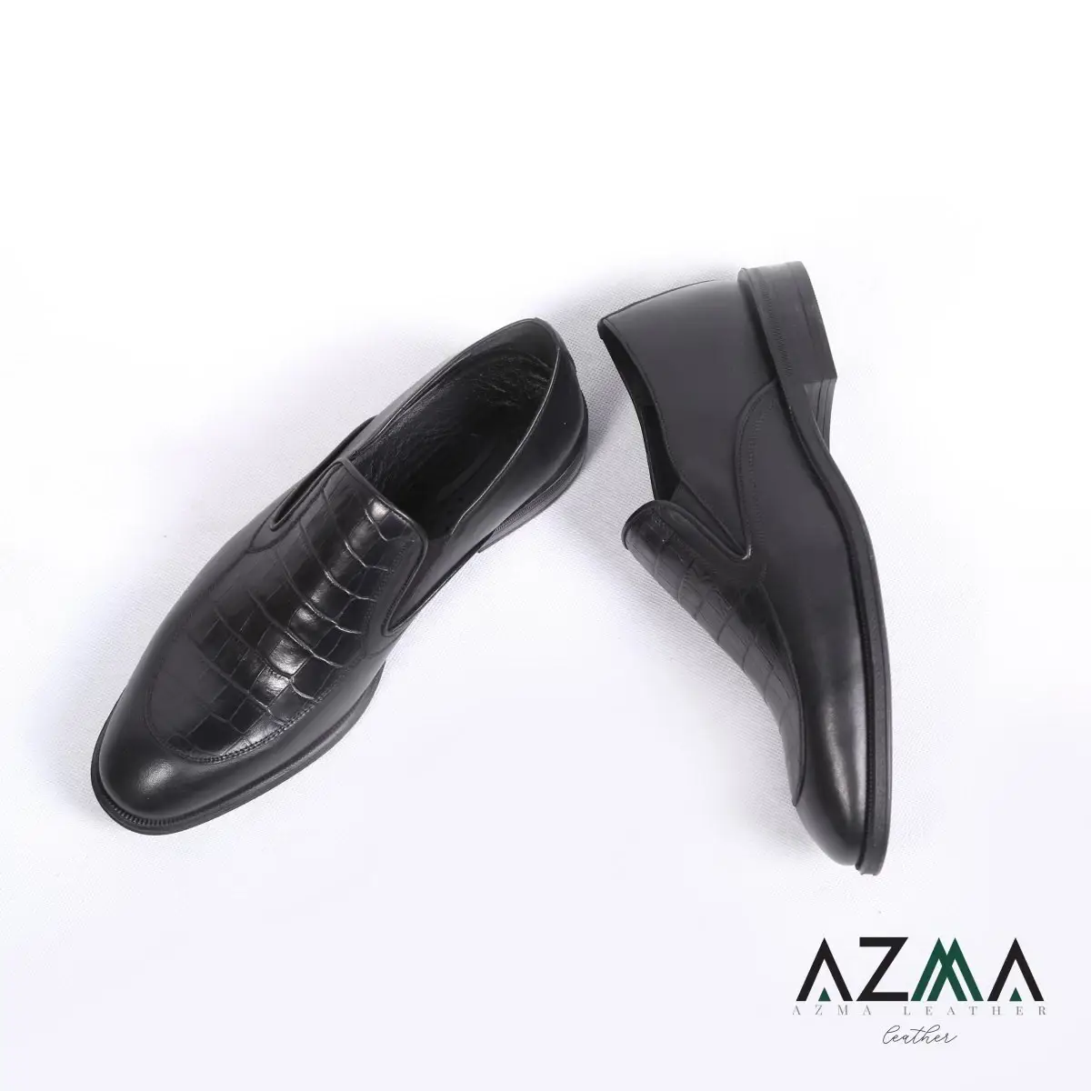 کفش مردانه چرمی کروکو کد 2779