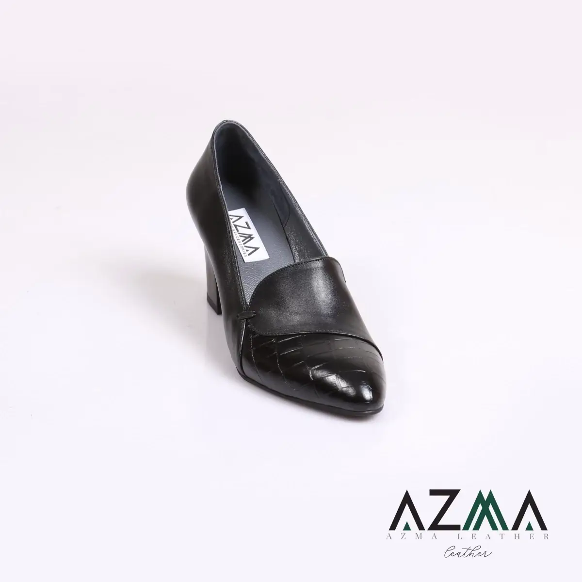 کفش چرمی زنانه کد 19