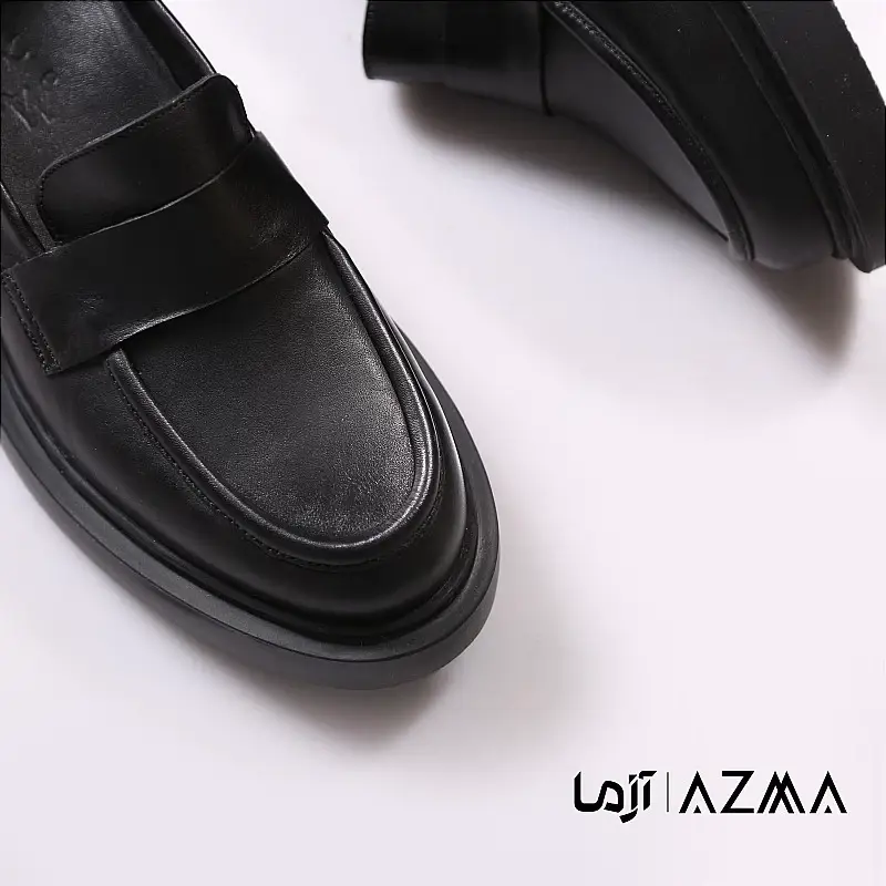 کفش چرمی زنانه کد 2363