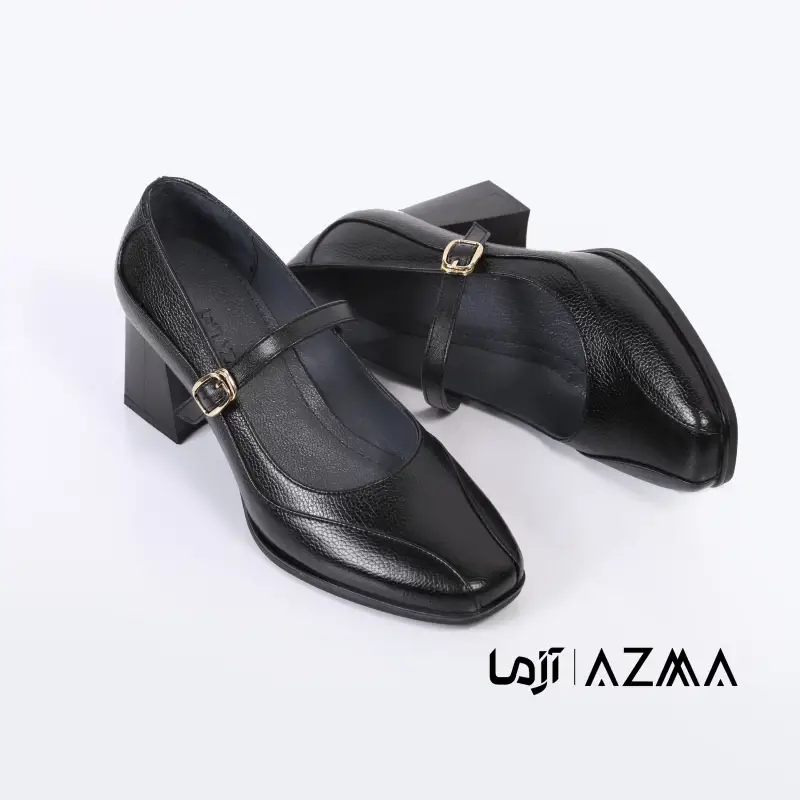 کفش چرمی زنانه کد 864