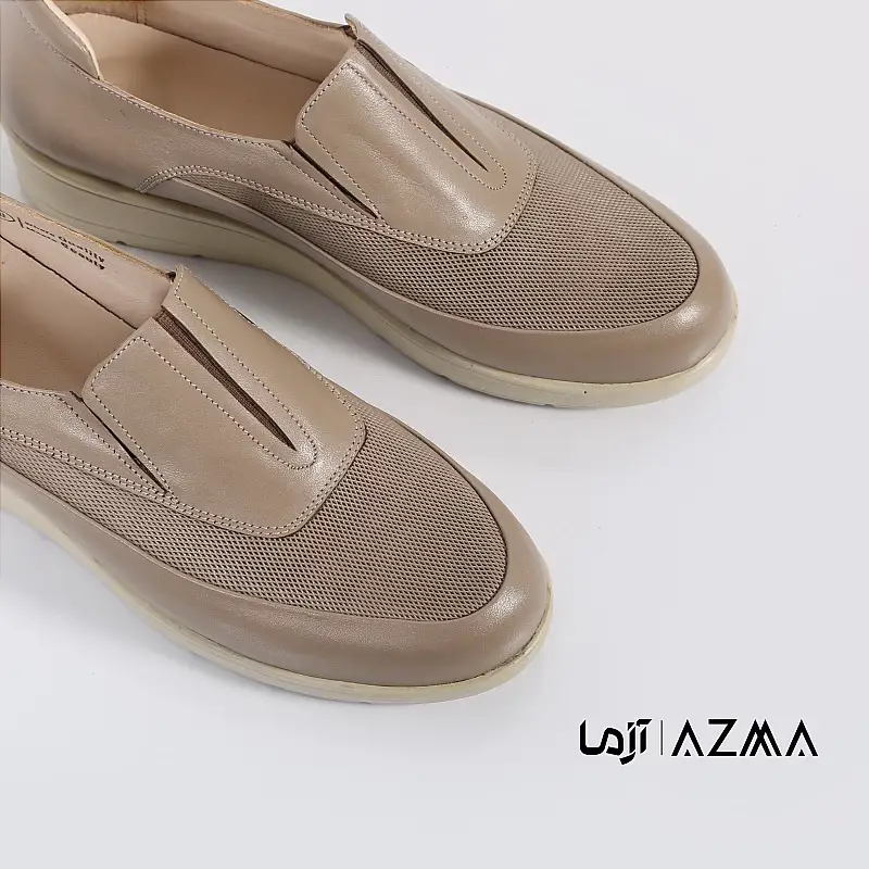 کفش چرمی زنانه کد 893