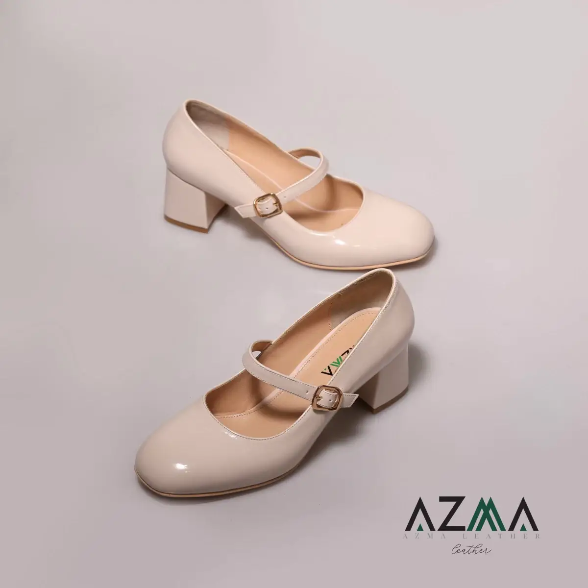 کفش چرمی زنانه کد 121