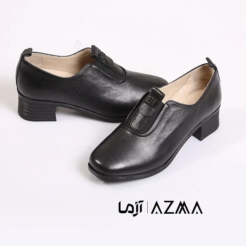 کفش چرمی زنانه کد 1035