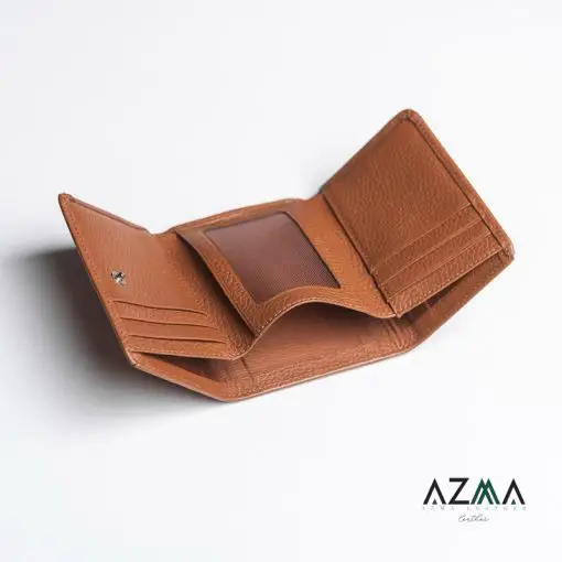 کیف پول سه لت تمام چرم