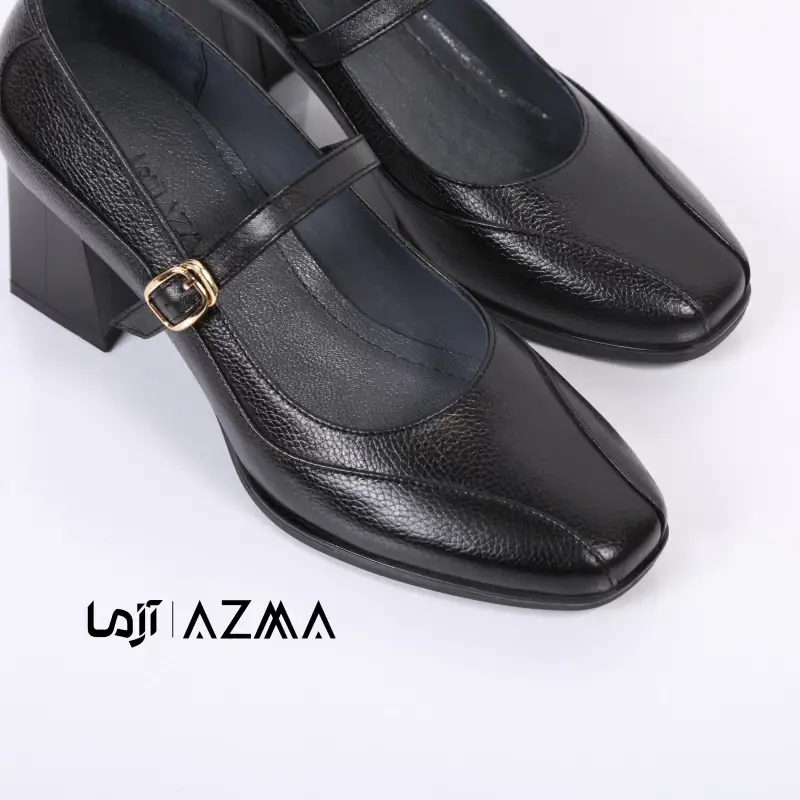 کفش چرمی زنانه کد 864