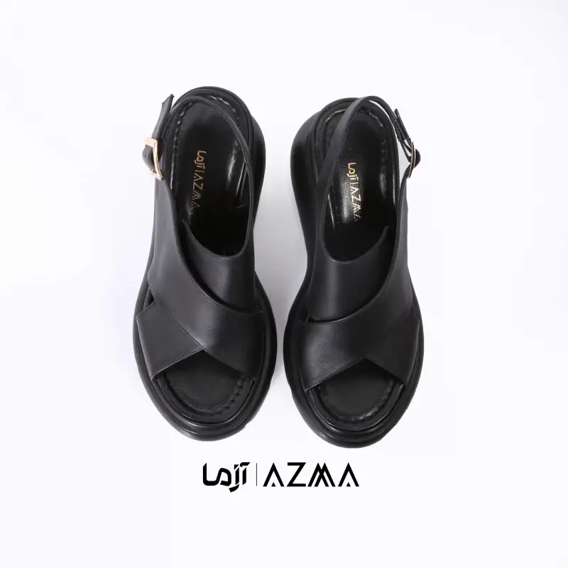 کفش چرمی زنانه کد 1755