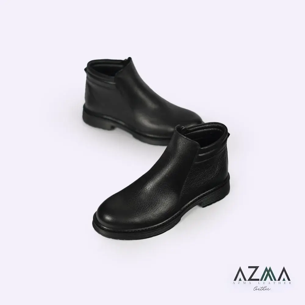 بوت چرمی مردانه کد 70991
