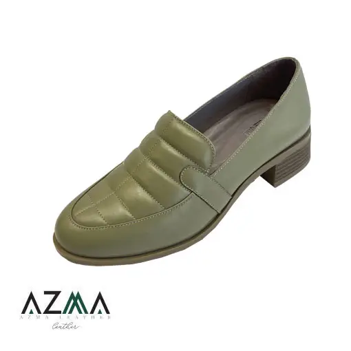 کفش چرمی زنانه کد 471