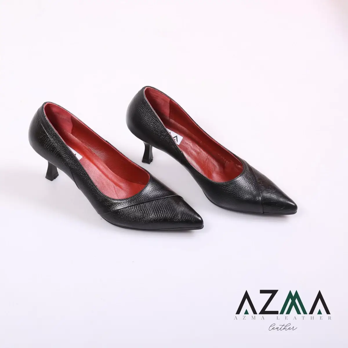 کفش چرمی زنانه کد 09